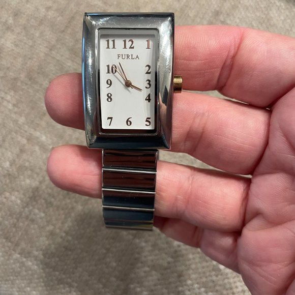 New Furla Watch, Oversized Rectangular Face - Picture 1 of 14